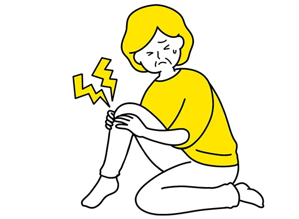 三郷南口整骨院腱膝の痛みイメージ