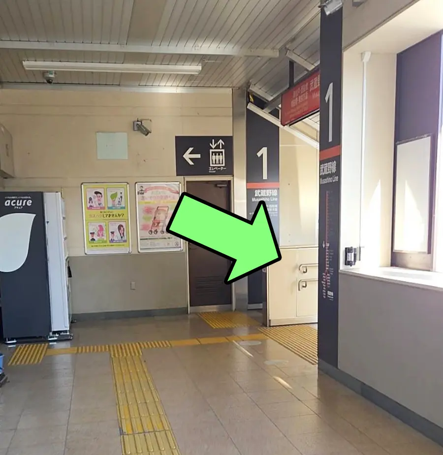 JR三郷駅改札